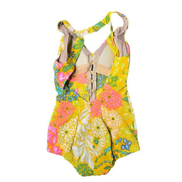 Cole of California Vintage One Piece Floral Swimsuit Size: M - Picture 7 of 13